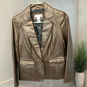 Leather Blazer